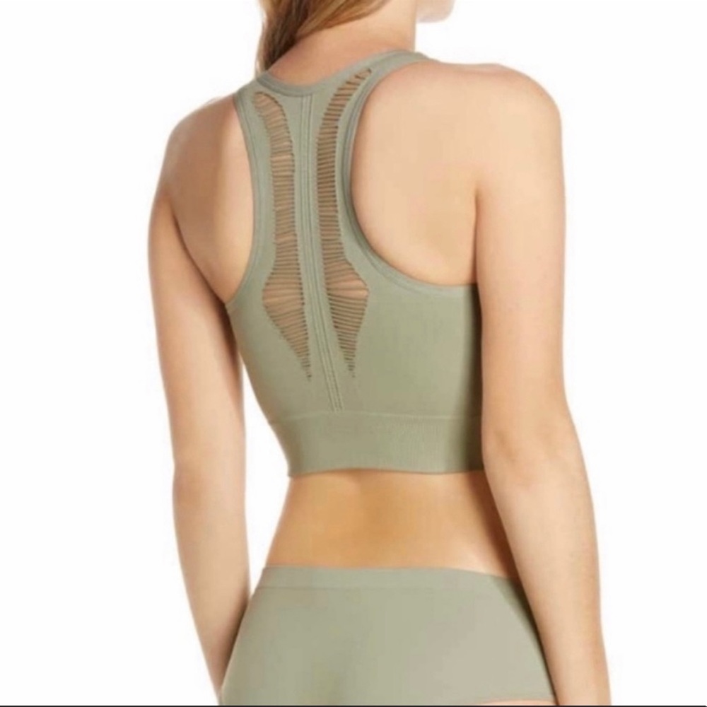 Zella Body Natural Green Sports Bra